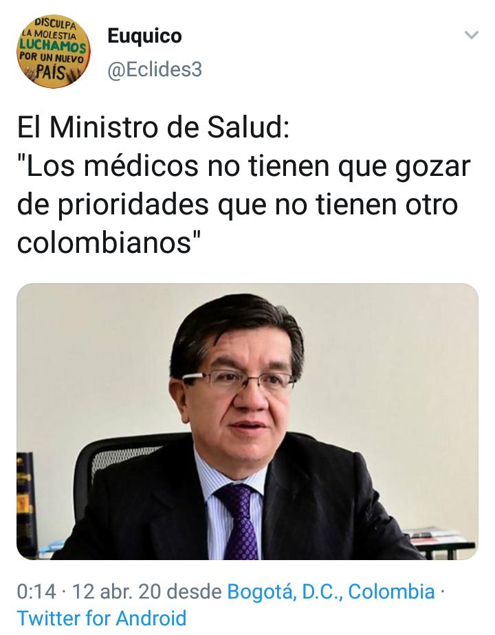 movimedicointe's tweet photo. @MedicosUnidosCo se une a la campaña #MinistroRenuncie no nos representa y es una vergüenza para el gremio de la salud @MinSaludCol @IvanDuque @MDignidad_Col @ColegioMedicoCo @RevistaSemana @NoticiasRCN @NoticiasCaracol https://t.co/dCM8M0oFq0