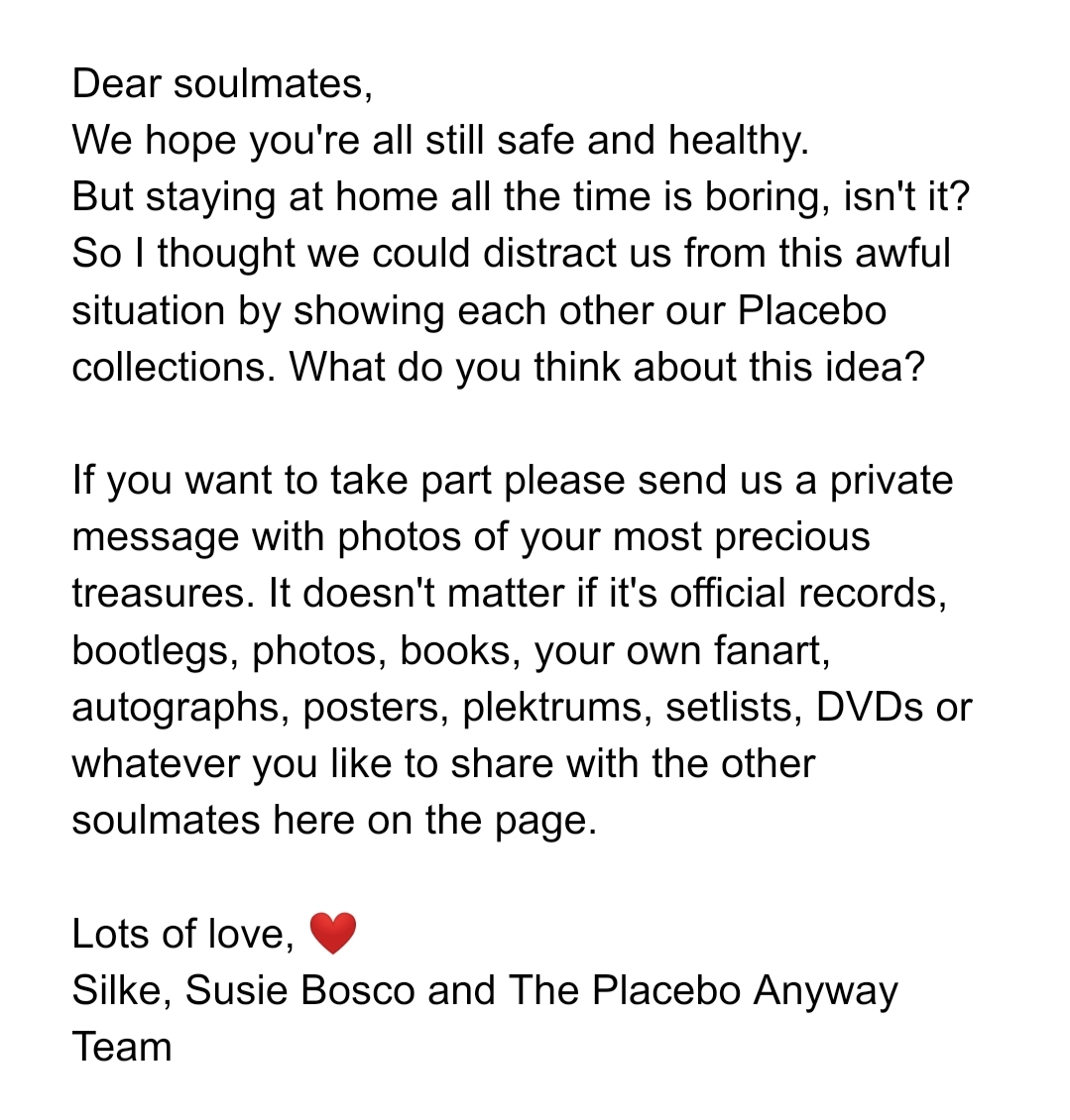 PlaceboAnyway's tweet photo. π’ π¦ππ’πͺ π¨π¦ π¬π’π¨π₯ π£ππππππ’ ππ’πππππ§ππ’π‘! π’
ππ» https://t.co/pvIoCzzf5X
πΈ credits and edit: Silke Mitteregger
#Placebo #PlaceboAnyway #PlaceboWorld #BrianMolko #StefanOlsdal #Soulmates #PlaceboCollection #MyPlaceboCollection https://t.co/cDBaDHYgHo