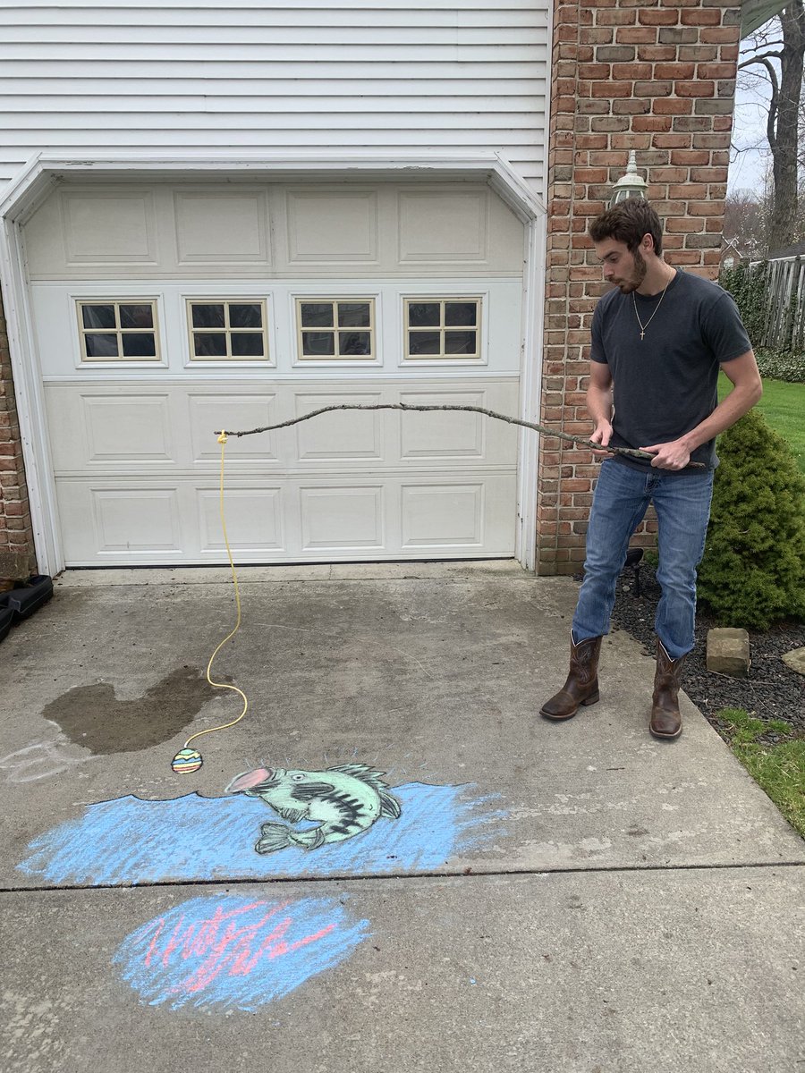 naomirdsheehan's tweet photo. This weather is messing with his quarantine fishing. https://t.co/F2ENaIECNO