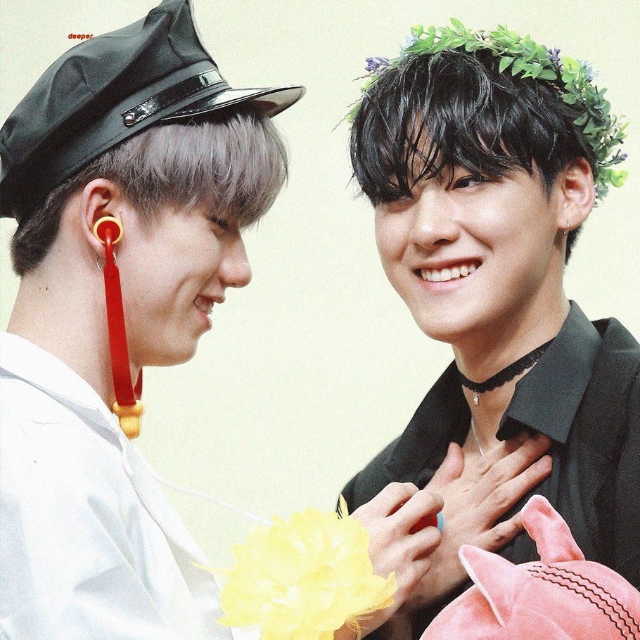 • YONGYUM ( Yongha x Doyum )A very shy relationship. Cuties trying to be sexy. Smiles power :(( Friendship goal my dears >~<