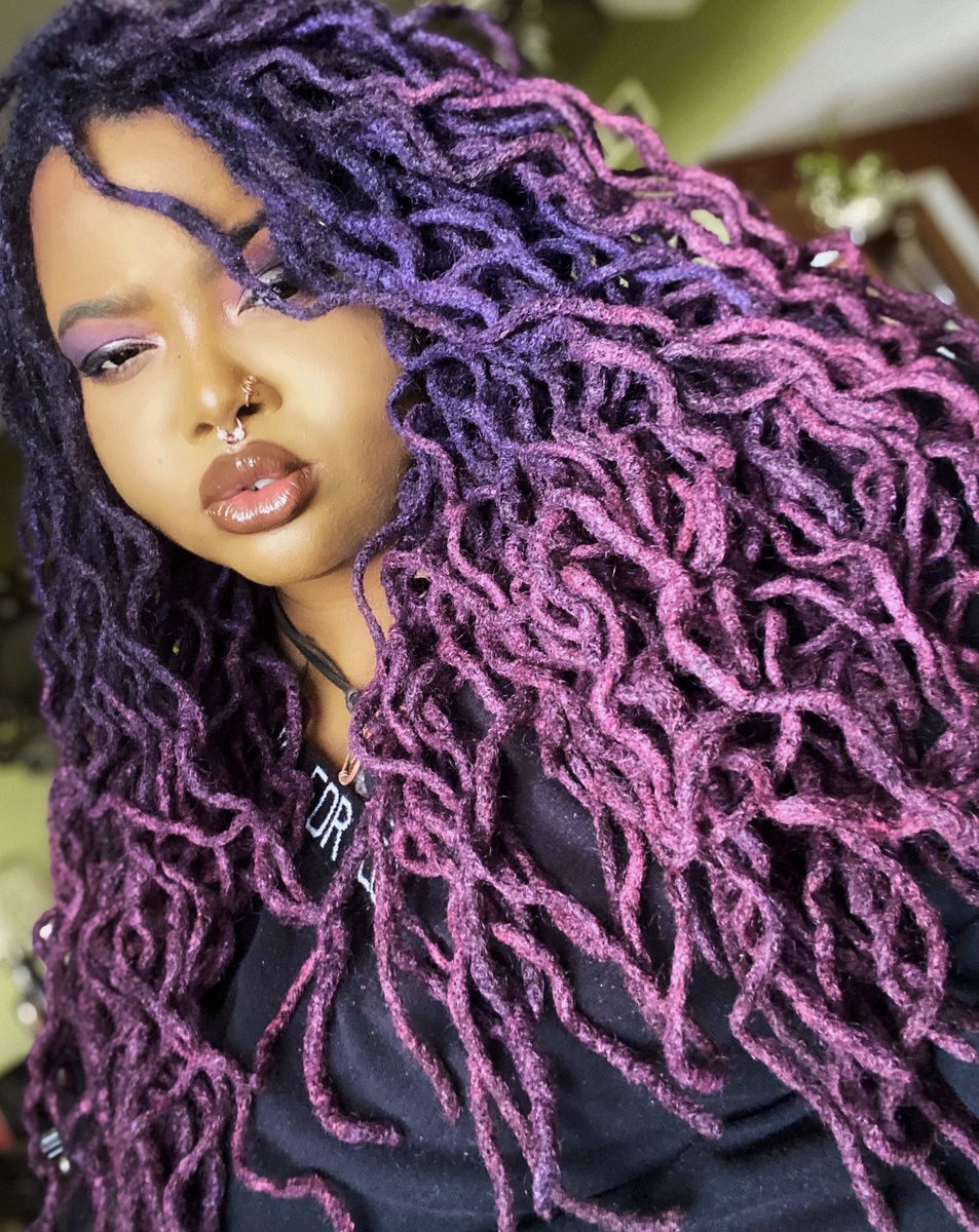 ombre colored dreads