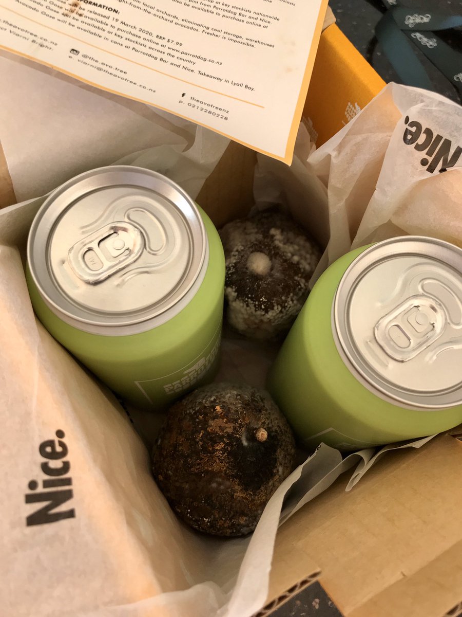 yvonnemax's tweet photo. When companies send you stuff & donโt tell you thereโs something perishable inside...#rottenavocados #threeweekslater #notnice https://t.co/ohG1KBbEzE