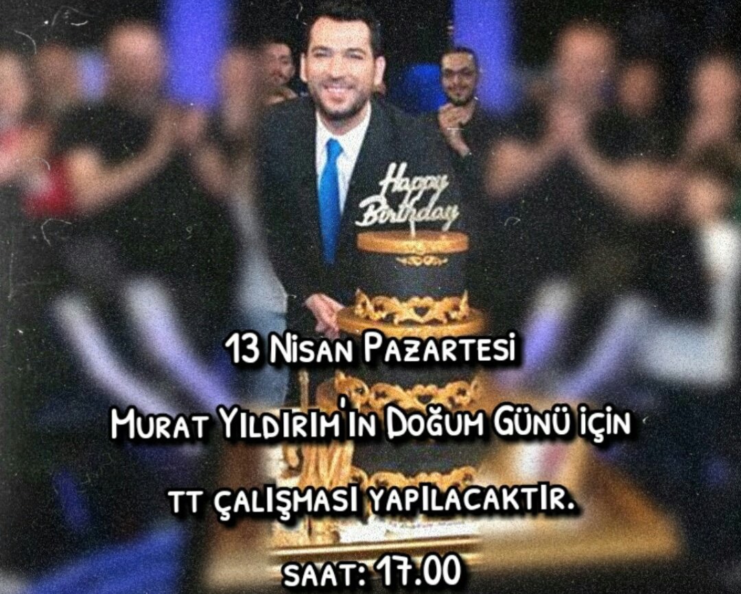  yiki Do dun Murat Y ld r m - Happy Birthday Murat       