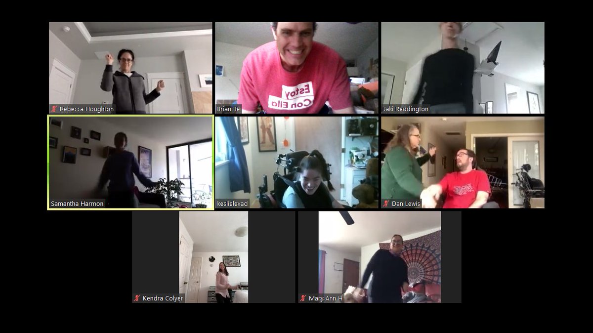1st month of conversion to #OnlineRehearsals - check😃🎧
#Spokes #SpokeNmotionDanceVirtual
#DanceFamily #DanceIsNOTcancelled
#Community #SafetySpacing #SocialConnections
#CoCreate #Wellness #Resiliency #Support