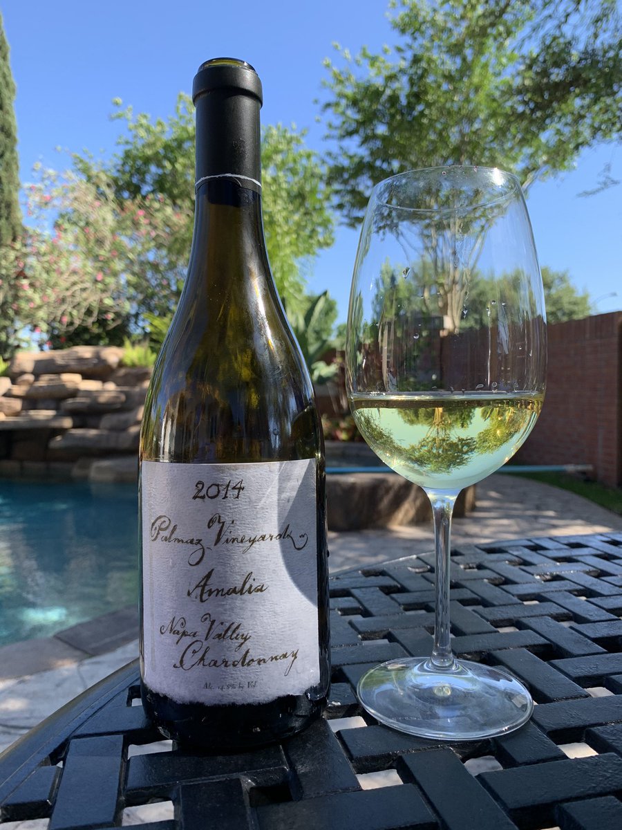 houstonjeff's tweet photo. Happy Easter!  An incredible @palmazvineyards 2014 Amalia Chardonnay is perfect for an afternoon by the pool.   Be safe and look for the positive in everything. https://t.co/WdxnyPzV40