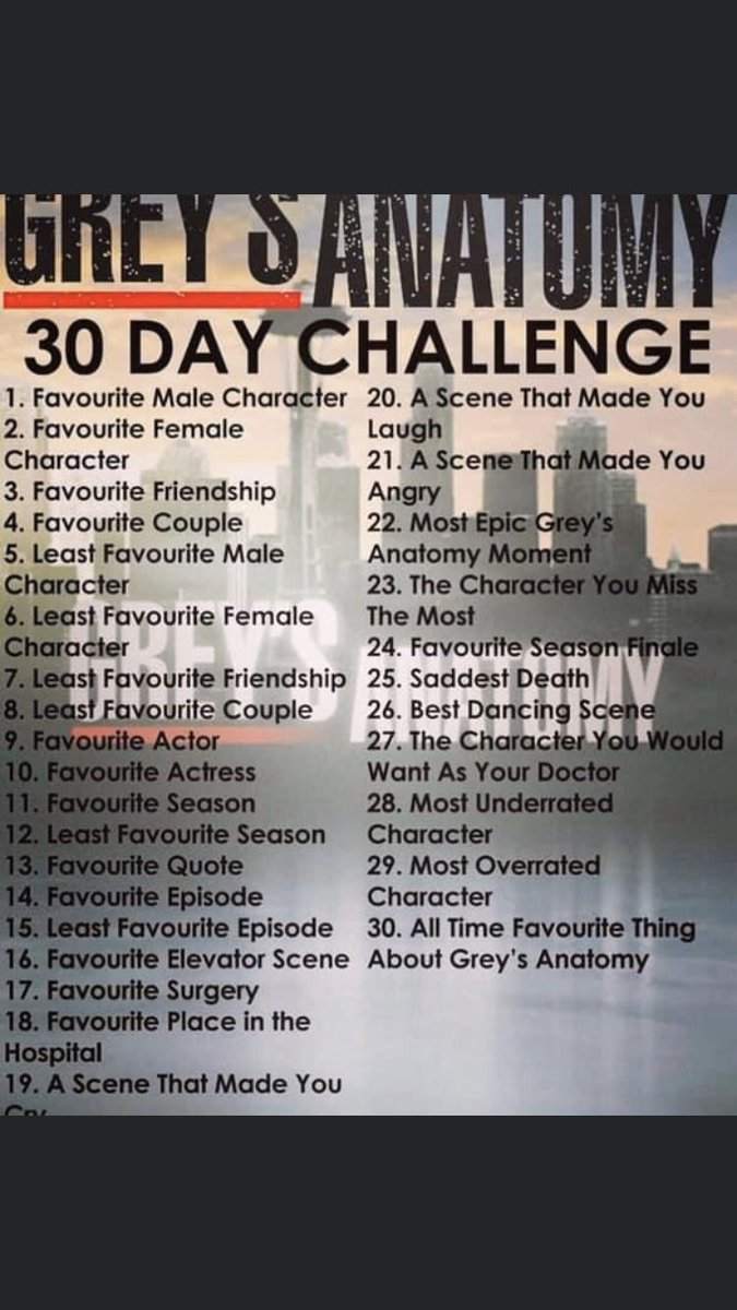 TrayMonee's tweet photo. Day 12 Least Favorite season:
16 ( for obvious reasons)
#30DaysOfGreys
#GreysAnatomy
@GreysABC https://t.co/58w7dr4qZ2