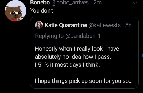 People are just being polite because you& #39;re basically a monster simple as
