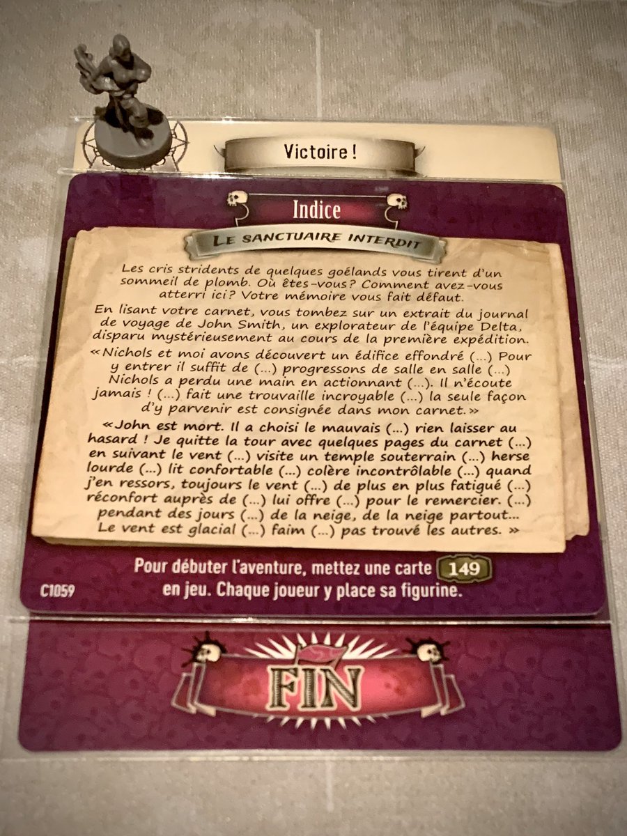 Le_Ludopathe's tweet photo. The 7th Continent - Le Sanctuaire Interdit terminé ! C’est certainement ma Malédiction préférée jusqu’ici !
#j2s #jeudesociété #jeuxdesociété #T7C #7thContinent #SeriousPoulp @SeriousPoulp https://t.co/LnbJNRDyJ0