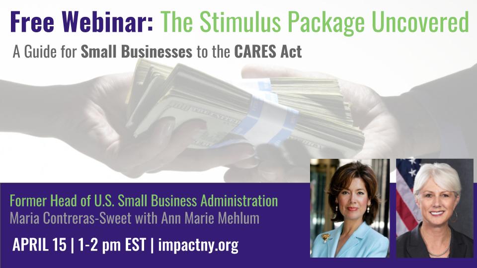 Nic Poulos (@picnoulos) on Twitter photo As a free resource to SMBs struggling to navigate the stimulus, <a href="/Impact_NewYork/">Impact NY</a> is hosting an open webinar Q&A with the fmr. head of the SBA this Wednesday at 1pm EDT -- Register here to claim a seat: Impactsmbwebinar.splashthat.com As a free resource to SMBs struggling to navigate the stimulus, <a href="/Impact_NewYork/">Impact NY</a> is hosting an open webinar Q&A with the fmr. head of the SBA this Wednesday at 1pm EDT -- Register here to claim a seat: Impactsmbwebinar.splashthat.com