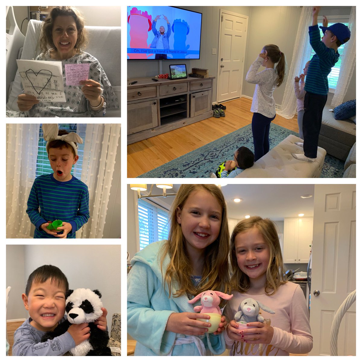 ElizKelly514's tweet photo. Regardless of what we wore, the meal we served, how we did Church, or “saw” family- so grateful to be at home this year &amp; not in a hospital bed celebrating the resurrection of Jesus.  And since I missed it last year, this was my last first holiday with Wade! ✝️ #somuchtocelebrate https://t.co/Chr3mhsTee