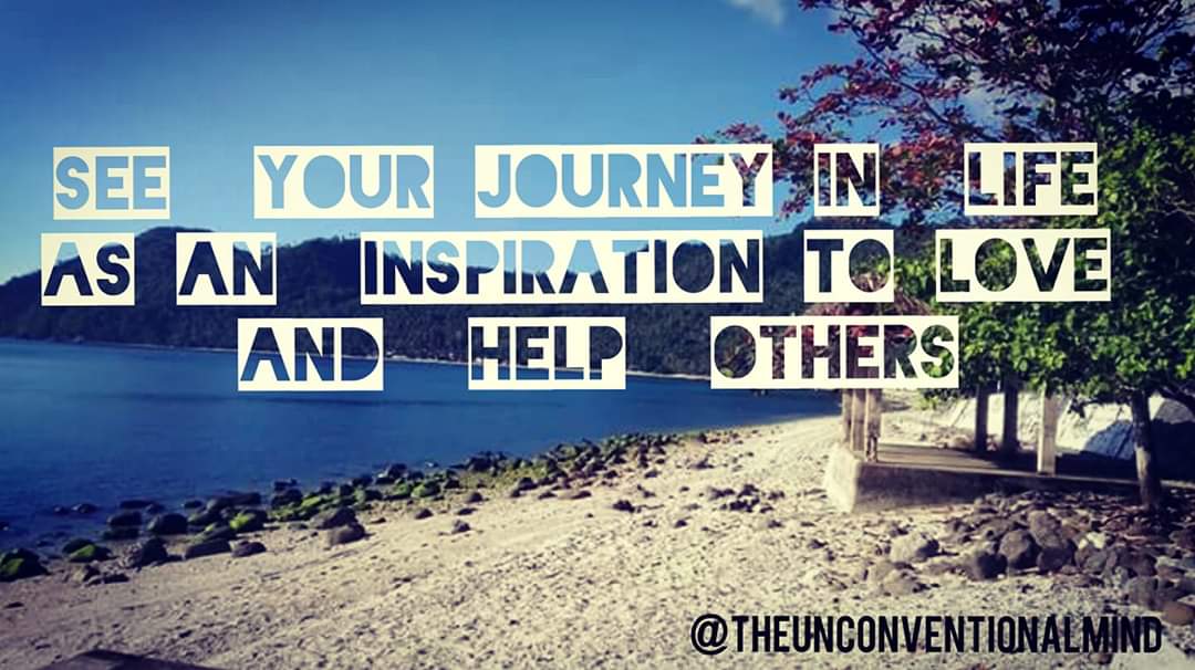 Journey maybe Simple to Everyone but Important to some. 
Whatever your journey in Life make the best out of it not just  for yourself but for others too. 🙂

#BeUnconventional #compassion