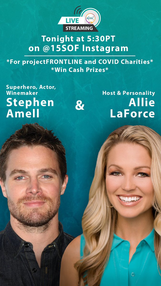 ALaForce's tweet image. Happy Easter!! Come hang w/ the one &amp;amp; only Stephen Amell &amp;amp; me tonight as the Easter bunny delivers prizes every FIVE minutes + we raising money for healthcare workers!! Let’s gooooooo😍👍🏼💪🏼 catch us on @My15SOF Instagram LIVE at 8:30 ET!! @StephenAmell #ProjectFRONTLINE
