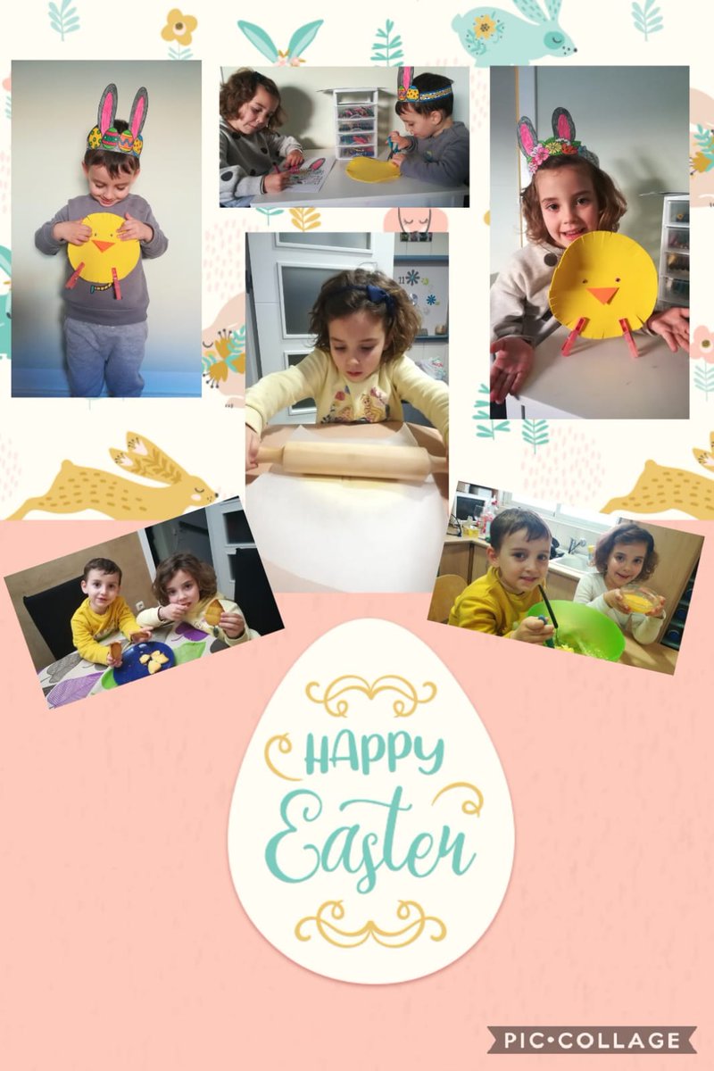 PedroMKB's tweet photo. Happy Easter! Celebrándolo con las actividades que ha preparado nuestra teacher de @M_INMACULADA_AB https://t.co/iqJ4Eypiu8