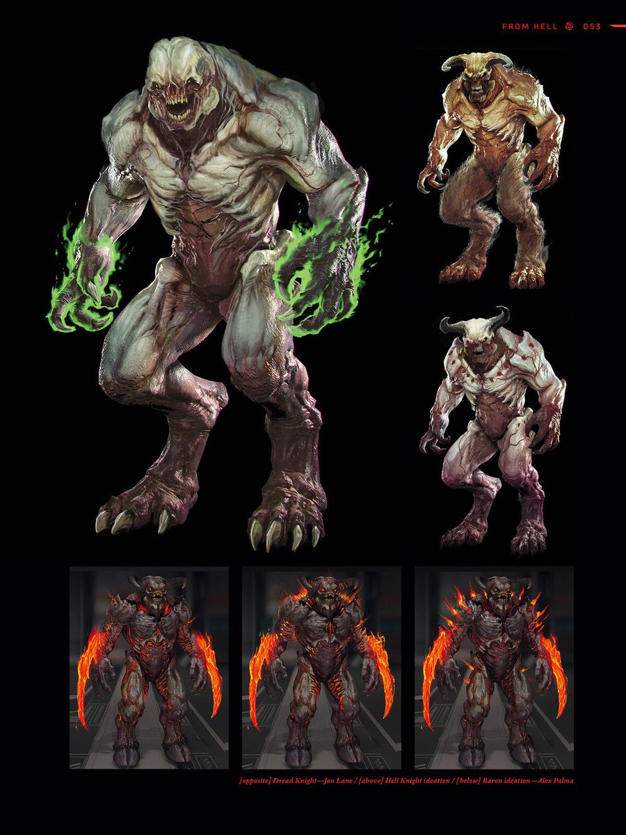 photo Doom Eternal Dread Knight dread knight concept art