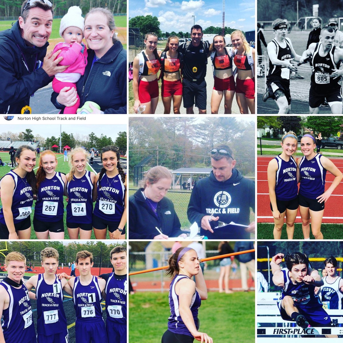 NHSCoachTaylor's tweet photo. I miss coaching and everything that comes along with it: the laughs, the tears, the relationships, the wins, the losses (and what we learn from them), the coaches, and the laughs (did I already say that?)!! @lindsaynastricosta @g_stalters #iloveyouandmissyouathletes #nhstrack https://t.co/erJxLIc3QY