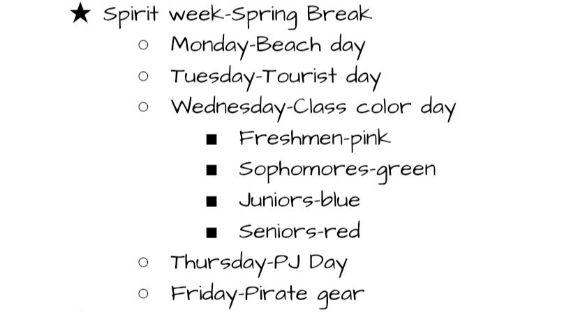 phsm2s's tweet photo. Guess what, Pirates?❤️🏴‍☠️🖤 It’s a Spring Break Spirit Week!!!! Please join us and post your pictures!! #SPIRITWKPHS @PerkinsHigh @PLSD_Pirates @2020CLASSPHS @PHS2021_ https://t.co/01IhBdQd99