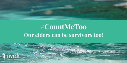 NVRDC's tweet photo. Sexual violence impacts older adults, and yet many older survivors feel left out of the conversation! The #CountMeToo hashtag hopes to uplift their stories. #SAAM2020 #DCTROV @NCEAatUSC
https://t.co/6GyQ1HeQYZ https://t.co/2dXfNZjjnJ