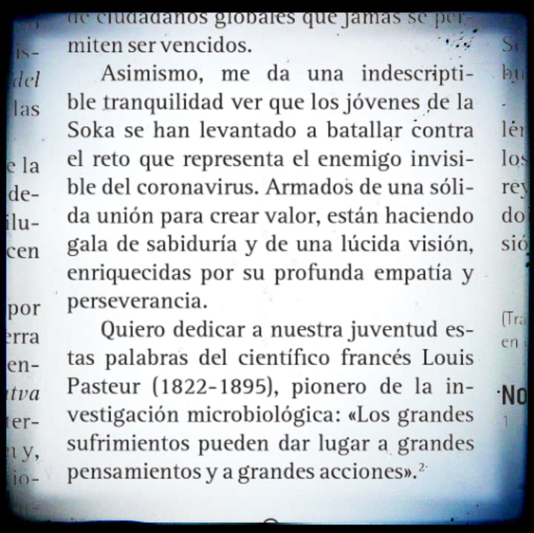 SGI_Venezuela's tweet photo. Ya se encuentra disponible el Seikyo Criollo del 2da trimestre de 2020, distribuido de manera gratuita
.
Los extractos pertenecen al reciente mensaje de Daisaku Ikeda del 2 de abril. (pag. 3)
.
Si no lo has recibido aún lo puedes descargar desde...
.

https://t.co/1XHbNukuEm https://t.co/5JIuuAKAuZ