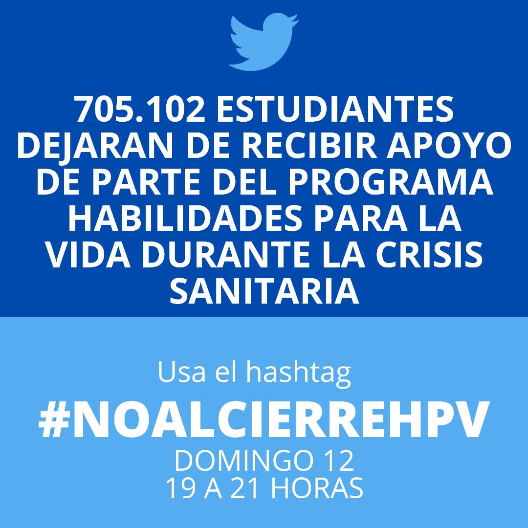dpazbm's tweet photo. La salud mental no está en cuarentena @Mineduc @GobiernodeChile @raulfiguersa @ignaciobriones_ @HpvRed @HpvAcademia #DefendamosLaSaludMental #NoAlCierreHPV https://t.co/vG3xzJX0vE