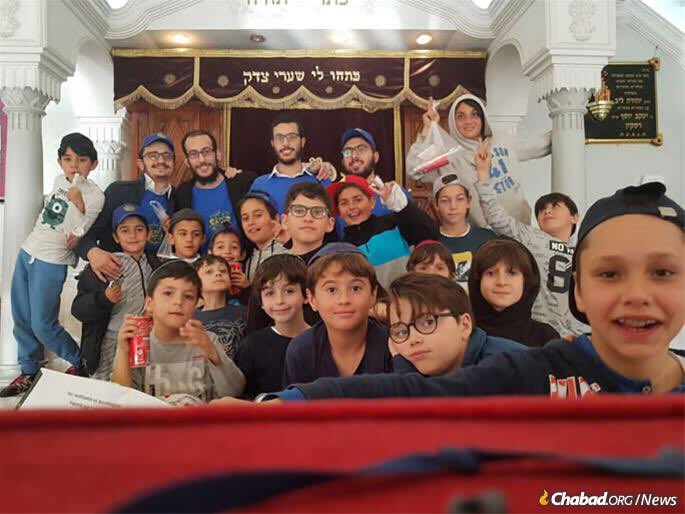 6/21 Ten years ago they were joined by the dynamic Rabbi and Mrs. Levi Banon who have revived many educational programs and religious services for the youth and younger generations that live in Morocco today.