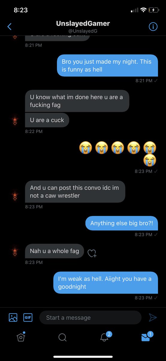YOOO LMFAO HES COOKING ME