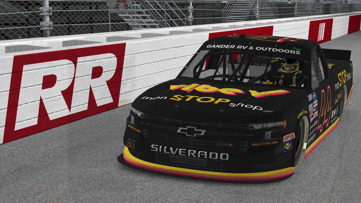 MononInc's tweet photo. @RyanVargas_23 Back in matte - upgraded the @monstopshop VIBE CHECK scheme to a new "stealth" mode. Can't wait to try to race in again!

#eTrucksRumble #RumbleatRichmond #eNASCAR #iRacing https://t.co/bmJVagKvM1
