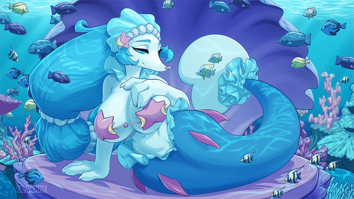 Luna the Primarina is the one that probably gets me in trouble the most. 