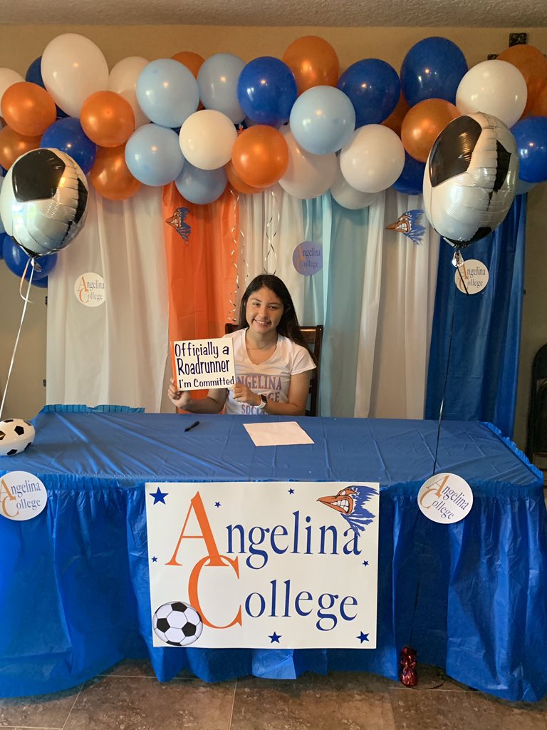 lchsladysoccer's tweet photo. We are so pleased to announce that Marissa Garcia has accepted a fantastic offer from Angelina College! She will begin her dream of becoming a nurse and continue to pursue her love of soccer. We love you Marissa! https://t.co/ChJAEMmWEx