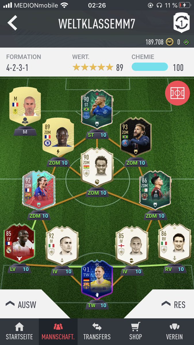 Basti_1904's tweet photo. Fazit der WL:
- Wieder Elite 3 wie zu 95% immer
- Team 12/10
- Server 1/10
- Fifa 20 könnte auch abprallsimulator/ Bunkersimulator heißen können
- Rewards werden dann wieder 3 Abstoß informs und ein 83er im 100k pack 🙂🙂
#DankeEA #Weekendleague https://t.co/guEac8T6ZK