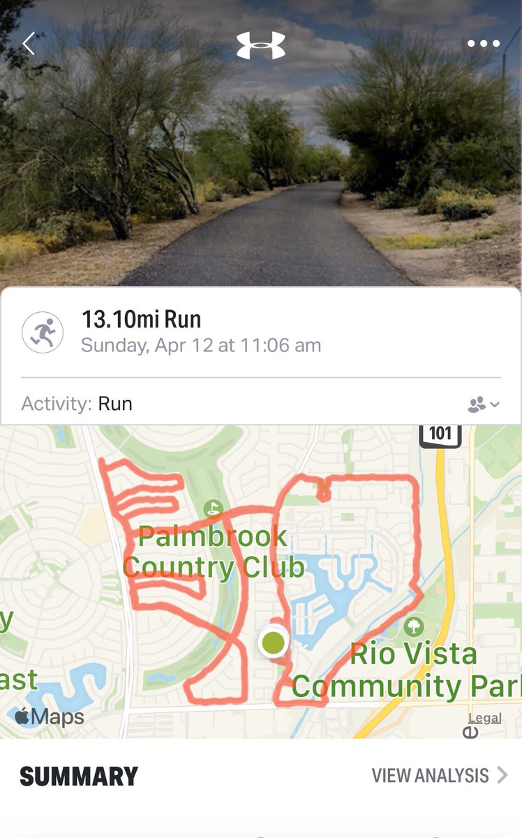 Marce_AZ's tweet photo. Happy Easter! ✝️ This race was switched to virtual due to COVID 😢 but still enjoyed running it by myself. Gorgeous morning in AZ! 🌵🐰🐣 5️⃣7️⃣❎1️⃣3️⃣.1️⃣✅ #NAFlagvisor #StartlineRacing #ClubSLR #SundayRunday #EasterRun #RunHappy https://t.co/jx4OPUzqYt