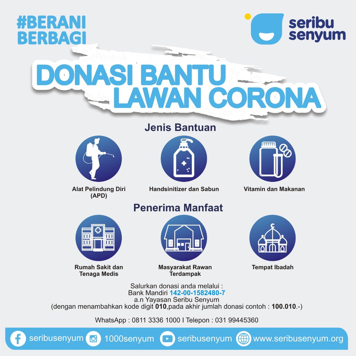 e100ss's tweet photo. Di tengah pandemi ini, ada mereka yang mendesak dibantu. Apd untuk tenaga medis, sembako untuk masyarakat rawan terdampak, dan alat-alat preventif untuk disebarkan.

Beberapa Kawan/lembaga sudah berlomba-lomba membantu mereka. Yuk ikut. (hm) https://t.co/EosqkMa9IF