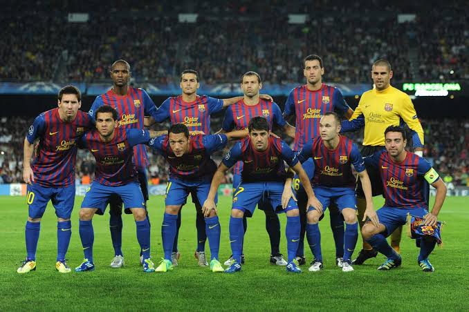 BEST FOOTBALLING SIDE YOU& #39;VE EVER SEEN?- Manchester City 2017/18- Barcelona 2011/12- Manchester United 2007/08- Liverpool 2018/19(NOT HERE? MENTION IT)