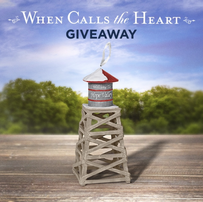 hallmarkchannel's tweet photo. We hope you are enjoying this episode of #WhenCallstheHeart! RT to win a beautiful Water Tower ornament #Hearties https://t.co/j26sV23jBt