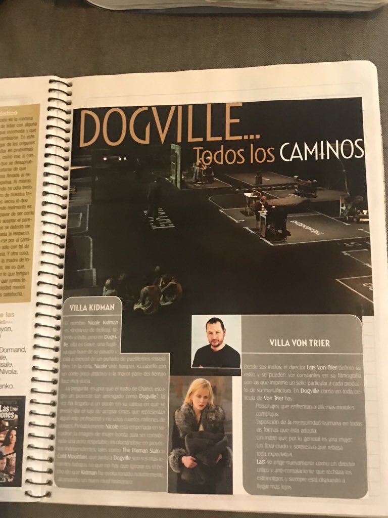 At the time I thought Nicole Kidman was the greatest actress in the world (she is still increíble). DOGVILLE was a revelation for me, both as the first Lars von Trier film I saw, and for Kidman’s work.