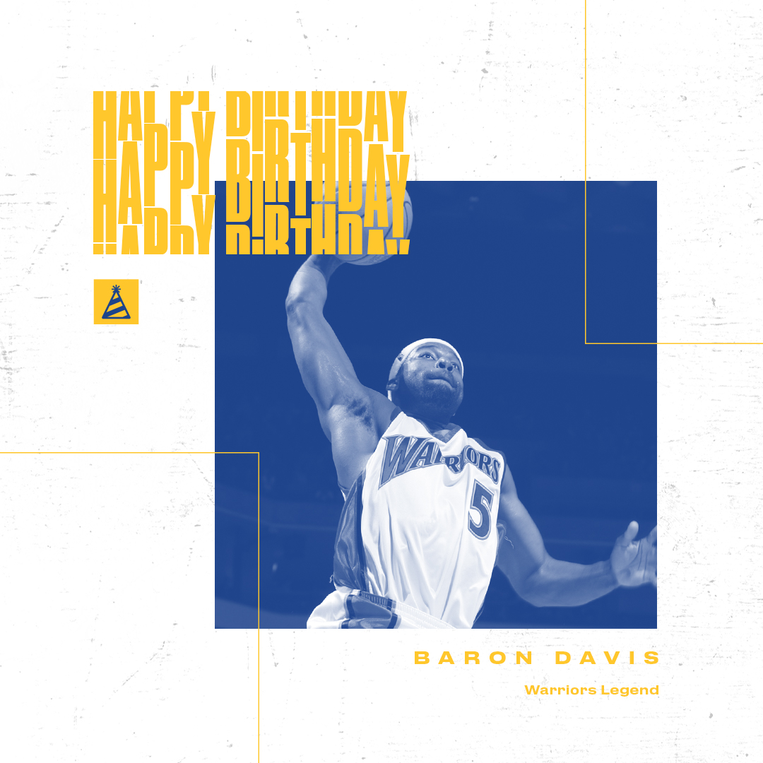 Happy Birthday to Dubs legend, Baron Davis 