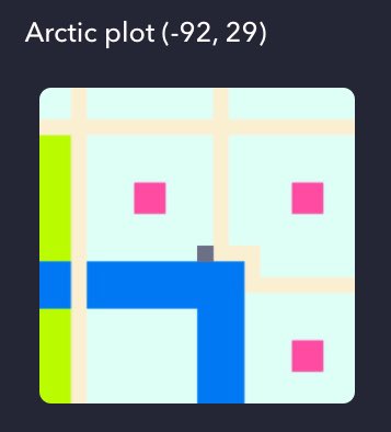 cloudwhite's tweet photo. I haven’t been this jacked up about a land purchase in awhile! Only 46 roadside, Arctic river plots in all of #Lunacia! Proud property owner right here! @AxieInfinity #RiverMaster 🎣 https://t.co/4StbrmiT5i