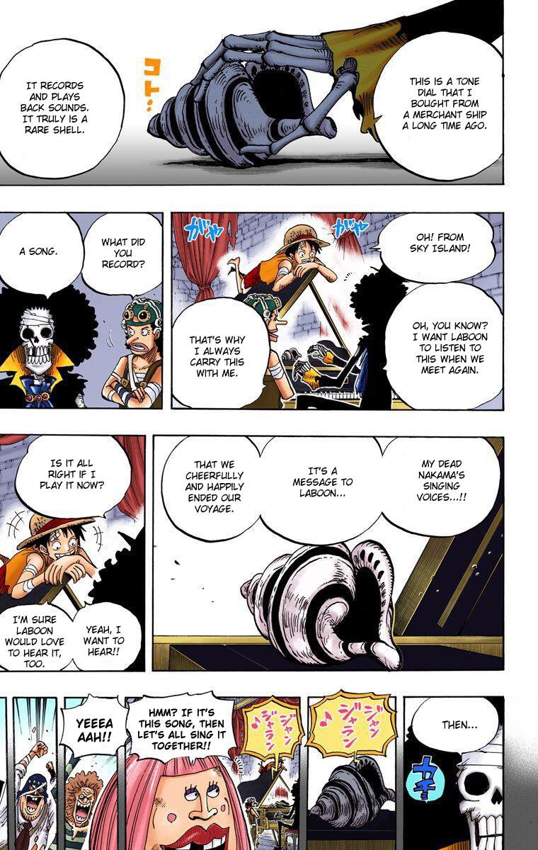 3. Brook being one of the pirates that Laboon is waiting for.