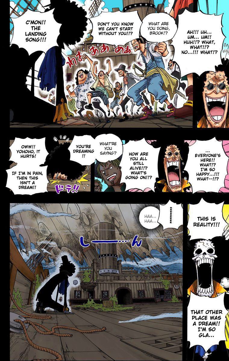 3. Brook being one of the pirates that Laboon is waiting for.