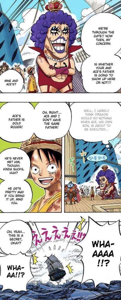 Top 10 one piece reveals. 1. Ace is the son of Gold Roger.