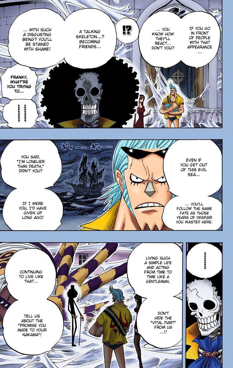 3. Brook being one of the pirates that Laboon is waiting for.