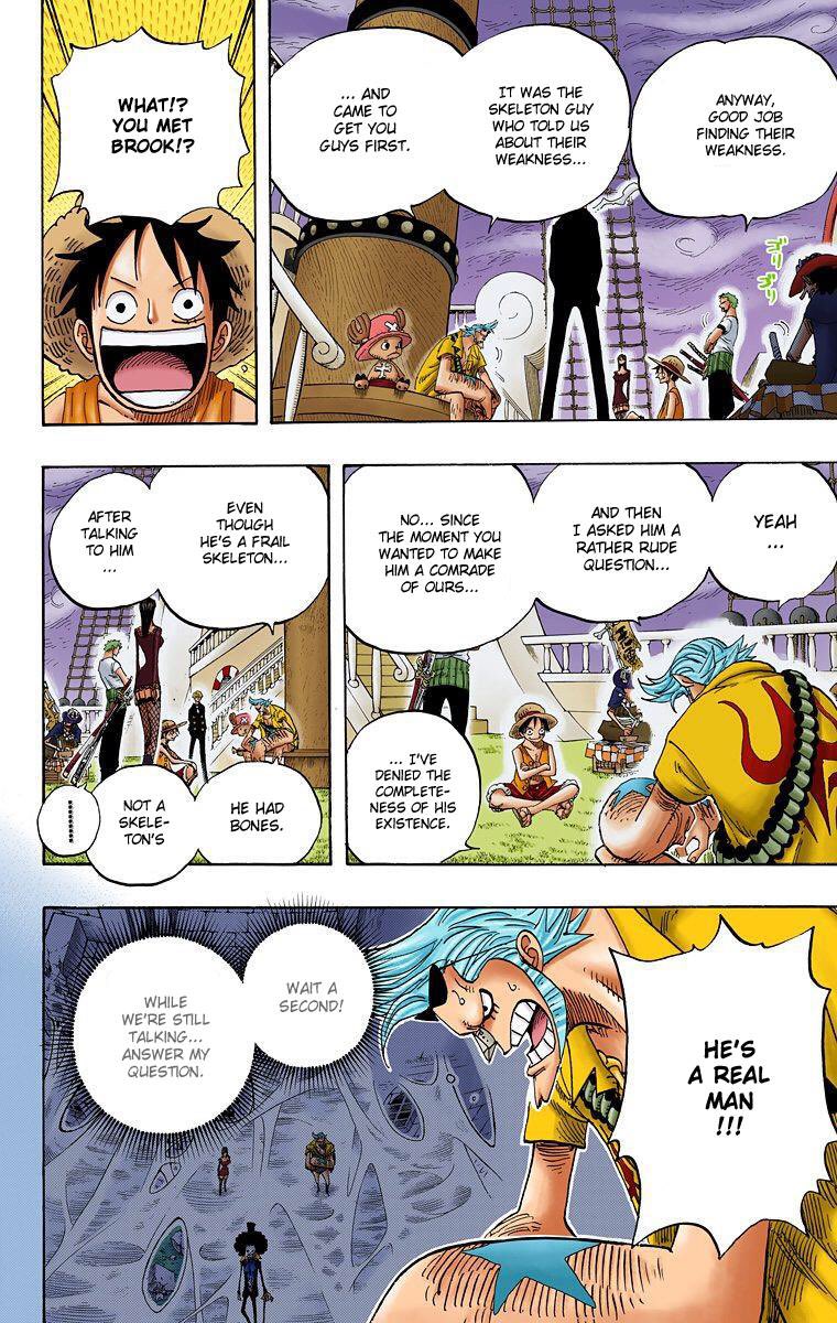 3. Brook being one of the pirates that Laboon is waiting for.