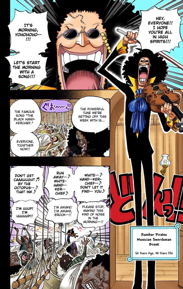 3. Brook being one of the pirates that Laboon is waiting for.