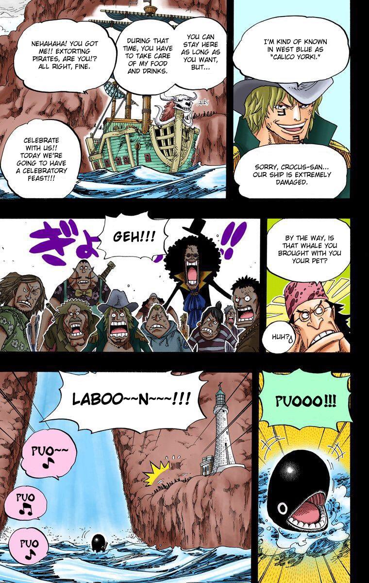 3. Brook being one of the pirates that Laboon is waiting for.