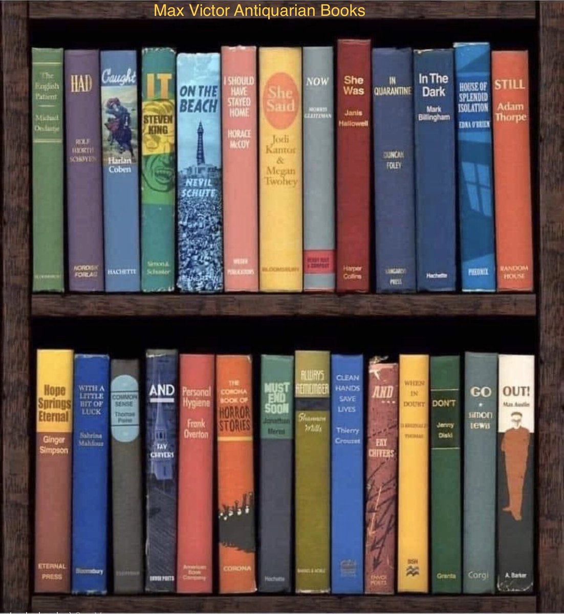 MrsMcV's tweet photo. For book lovers... look closely.   (From a friends FB post) https://t.co/oTEsn4CNzb