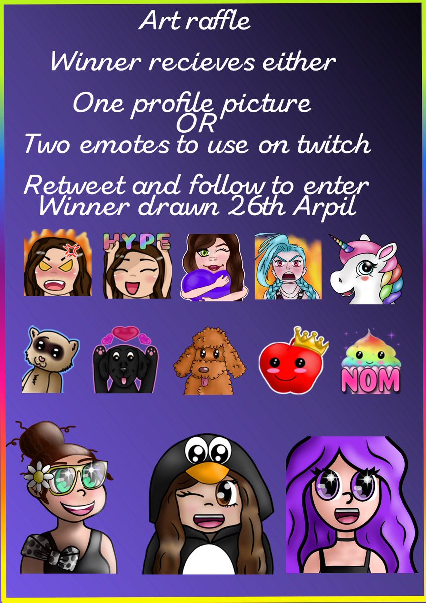 oodlezonoodlez's tweet photo. Will pick 3 winners!!! i want to help cheer some people up in these un precidented times, also check out my toon me offer! https://t.co/kLbFSszoqe