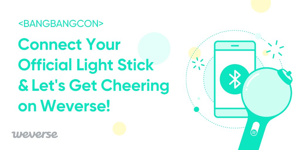 #BTS ONLINE CONCERT WEEKEND #BangBangCon
Join the fun on #Weverse! 🎶

1. Sync your Official Light Stick!
2. Share your moments with the hashtag #BangBangCon!
3. Have a great time with ARMY around the world!

See y'all on Weverse!
👉app.weverse.io/varz3

#StayConnected