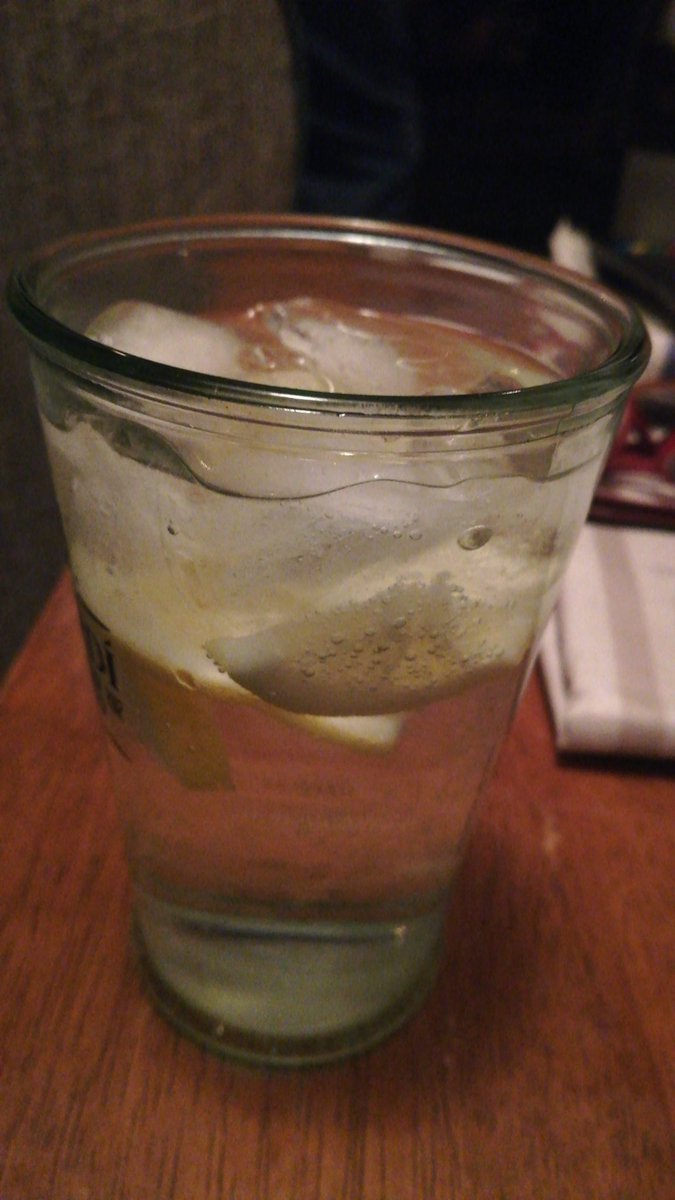 It's 2am and my dad just made me a G&T.