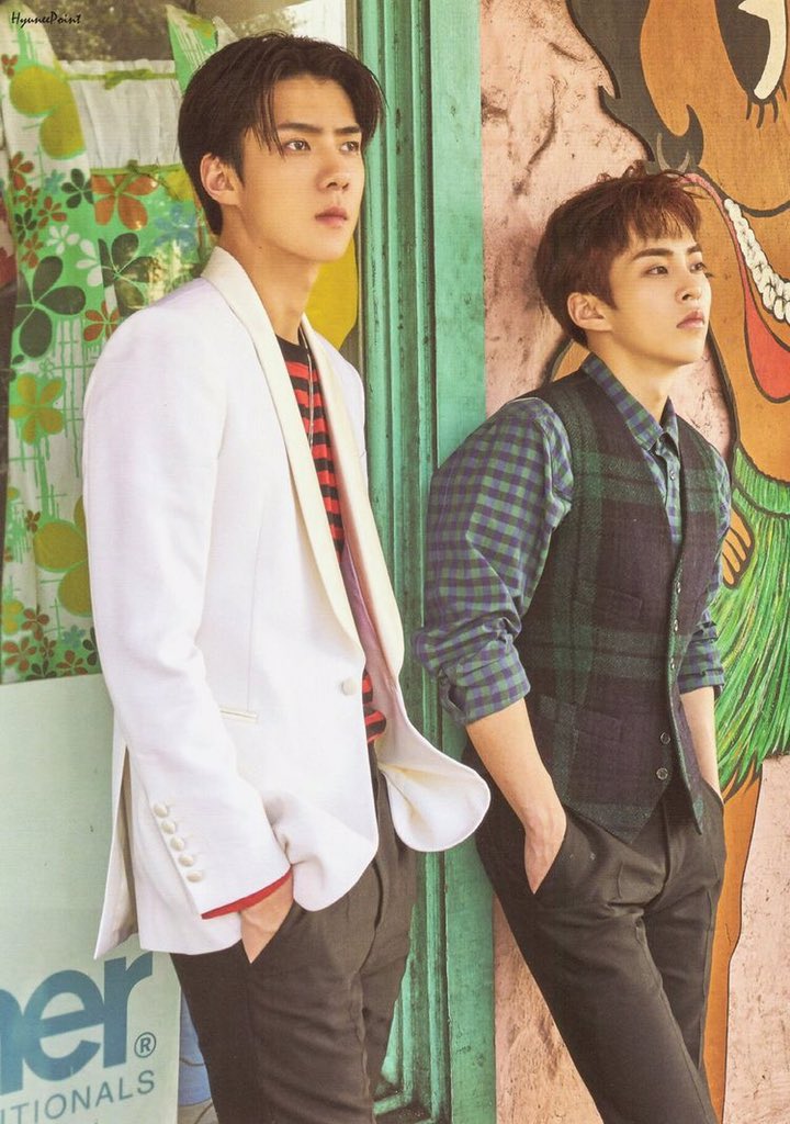LS_Minseok's tweet photo. (Belated) happy birthday my favorite bunso @LS_OhSehun! Ang pogi mo dito, manang mana ka sakin 😉 https://t.co/JJTF7yGShz