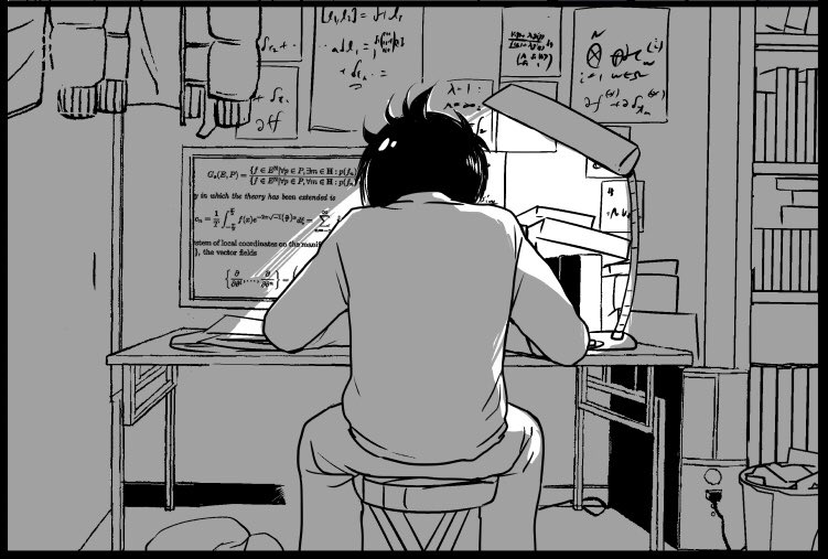 描くことで数学を楽しんでます。

数学がテーマの漫画とか小説も色々あるので、読んでもらえたら嬉しいな

#数学しよう 