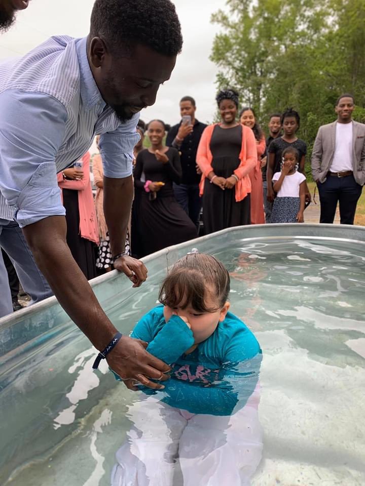 davonw41's tweet photo. They say y’all are stupid , y’all are a cult , y’all aren’t using common sense, y’all are disobeying the laws of the land, y’all are ridiculous, y’all are this and that!! But today 5 people got baptized and joined the church🙏🏽 God is moving during this time #coronavirus https://t.co/f6wcGhg5ev
